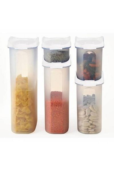 Geseus Moonstar Pulses Storage Container 5 Pieces Dry Food Storage Container-mas-st-100