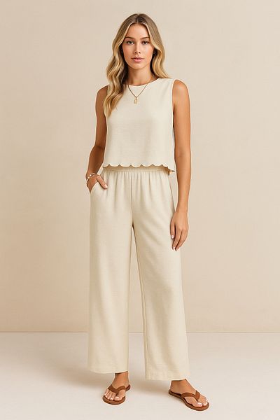 Eco Sense Summer Loose Cut Trousers