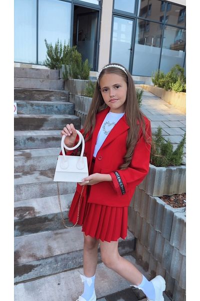 SILA Holiday Girl's Suit Skirt-T-Shirt-Jacket-Bag-Crown