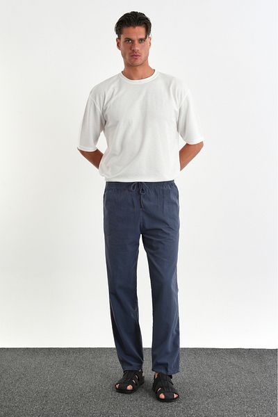 Redline Ανδρικό παντελόνι Defy Comfortable Fit Linen Look