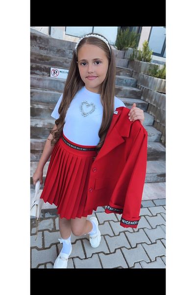 SILA Holiday Girl's Suit Skirt-T-Shirt-Jacket-Bag-Crown