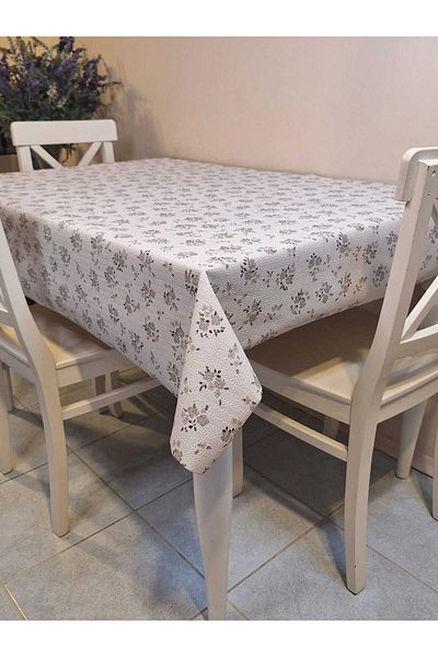 Başak Ev Tekstili Pânză uleioasă din PVC cu BAZĂ ANTIALUNECĂ - CAPACĂ DE MASA ȘTERGELĂ CU MODEL