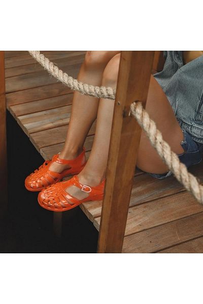 MEDUSE Sandale Portocalii Copii - Model Sun Flamme