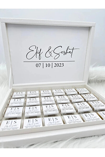 PLASTANKA Söz Nişan Nikah Kız Isteme Madlen Çikolata 48'li TATLI ANILAR