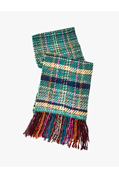 Koton Şal tricotat cu ciucuri Texturat moale Multicolor