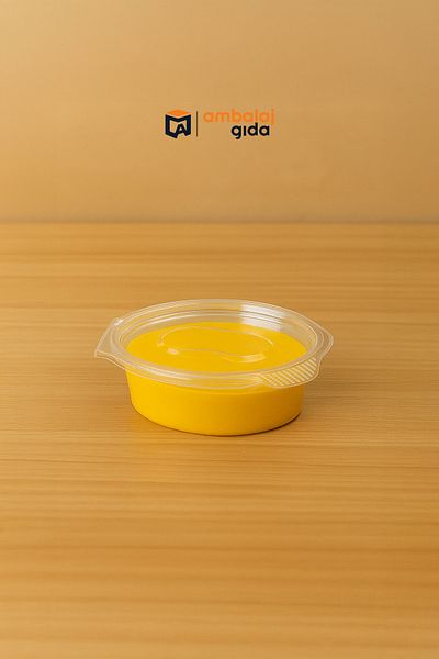 Özge Plastik Özge 20 Cc Sauce Container (100 Pieces) - Appetizer Container Use Packaging Cafe Coffee Restaurant