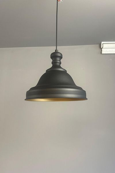 Bamyum Ulmete Black Single Pendant Chandelier Living Room Office Hotel Restaurant Chandeliers Vintage Design