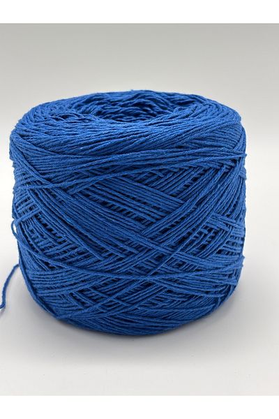 kumasfabrik (200GR) Βαμβακερό νήμα πλεξίματος χειρός/νήμα πλεξίματος/νήμα διάτρησης/νήμα μοτίβου/νήμα Amigurimi-saks Blue