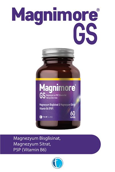 Magnimore Gs Magnesium 60 Herbal Capsules Bisglycinate Citrate