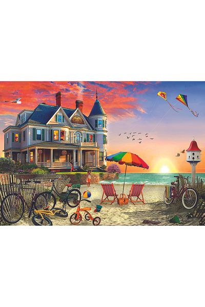 Ks Games 1500 Piece Summer House Puzzle by David Maclean