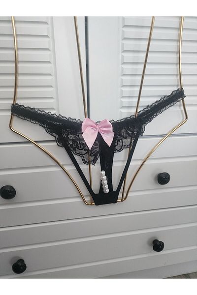 G&H UNDERWEAR String Thong with Pearls