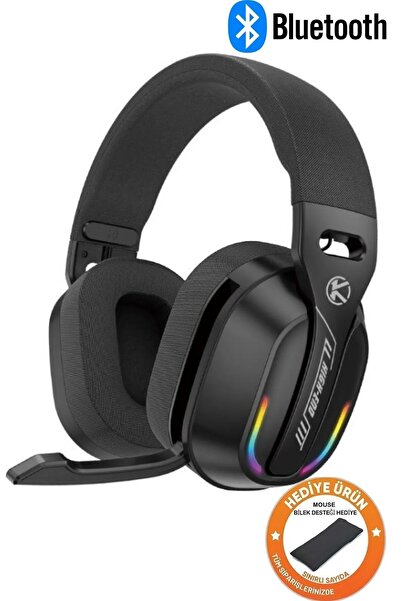 Zineets Mikrofonlu Kablosuz Bluetooth Uyumlu Oyuncu Kulaklığı Gaming Kulaklık...