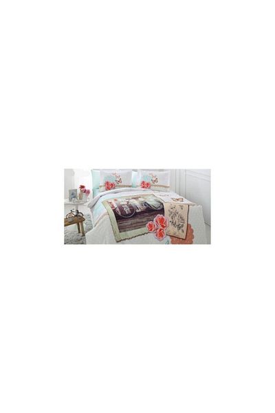 Özdilek Set cuvertură de pilota cu cuarț - Jersey imprimat digital 3D