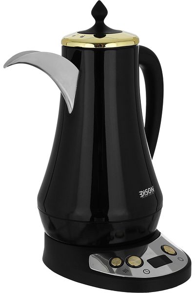 Edison Saudi Coffee Pot Black 1.3L 1800W
