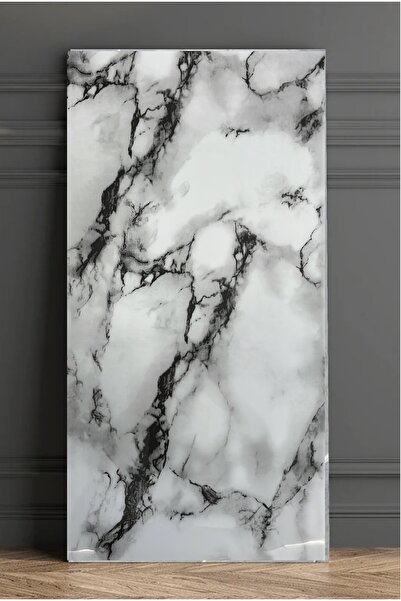 Bien Home Yeni 30x60 Cm Siyah Gold Mermer Desenli Kendinden Yapışkanlı D. Kağıdı Köpük Pvc Duvar Paneli-m11