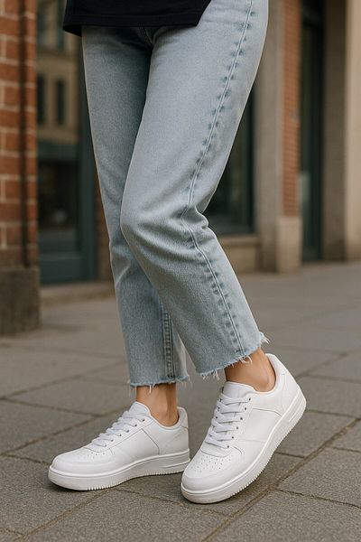 Afşin White Air Sneaker - Pantofi sport casual confort pentru femei și bărbați