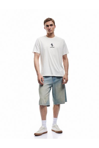 Koton Short Sleeve Cotton Crew Neck Regular Fit Licensed Tom and Jerry T-Shirt with Back Print