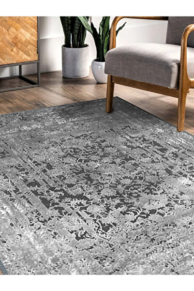 Serteks Modern Desenli Halı Dokuma Taban Dekoratif Şönil Salon Oturma Odası M...