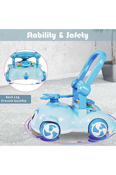 OEM Antepremergător Pentru Copii, Cu Volan Și Elice, Bleu