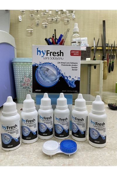 Hyfresh 6x60ml Lens Solüsyonu. Son Kullanım 11/25