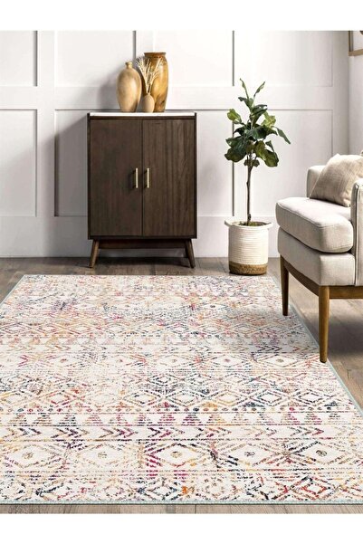Modern Patterned Carpet Woven Base Decorative Chenille Living Room Kitchen Carpet Runner