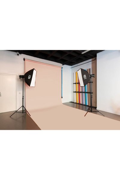 Gdx Stationary (Ceiling & Wall) Paper Endless Studio Background Curtain (Egg Nog) 2.70X11 Meters