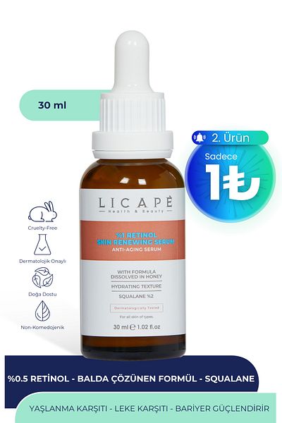 Licape Skin Anti-Aging Brightening End Stage (1%) Retinol Serum