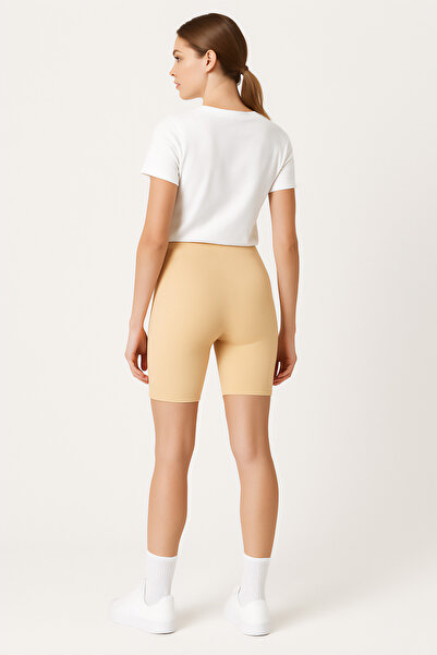 HNX Γυναικείο κολάν ποδηλασίας από δέρμα βαμβακερό πάνω από το γόνατο