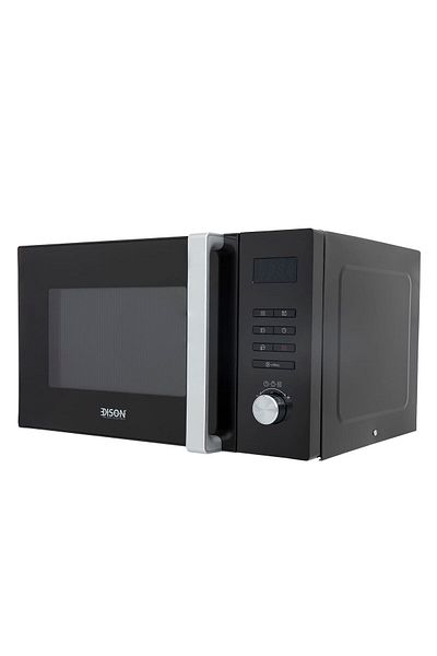 Edison black digital electric microwave 25 litres