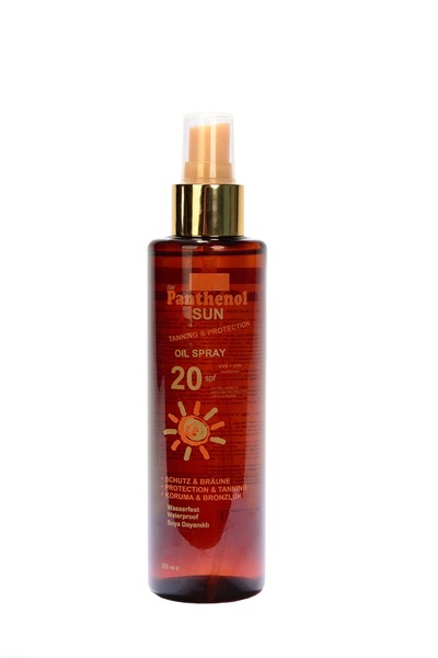 Panthenol Bronzlaştırıcı Ve Koruyucu Yağ Sprey 20 Spf