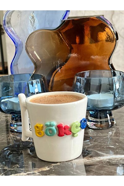 MeGgDecor 200ml Kişiye Özel Isimli Kupa Istediğiniz Isim Yazılır