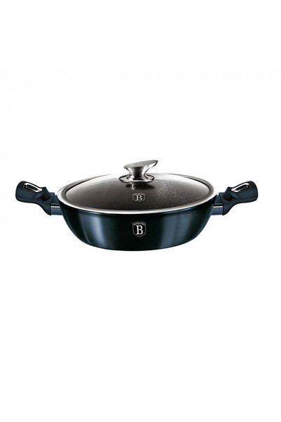 Berlinger Haus Marbled saucepan with lid 24 cm Aquamarine Berlinger Haus BH 6165