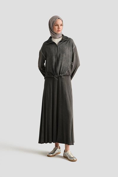 Armine Viscose Jacket Suit 25Yd9148 Anthracite
