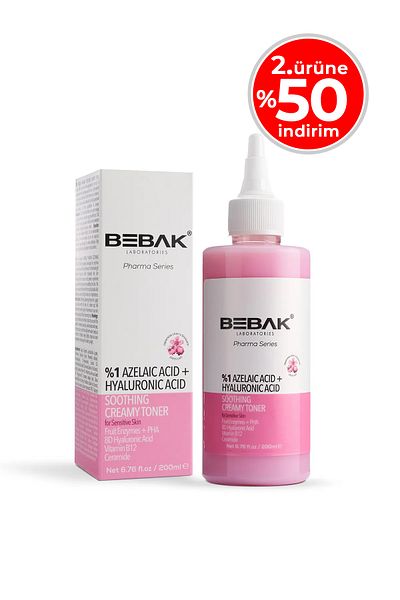 Bebak Pharma Sensitive Skin Tone Equalizing, Barrier Strengthening, Purifying Tonic 200 ml