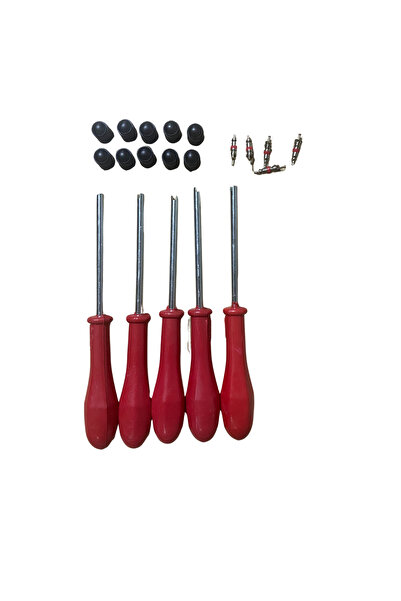 JuneThree Lastik Subap Tornavida Seti - Sibop Iğnesi - Subap Kapak Aleti Seti