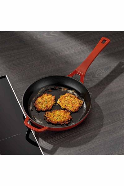 KELA Keck Lang Cast iron frying pan CALIDO 28 cm red