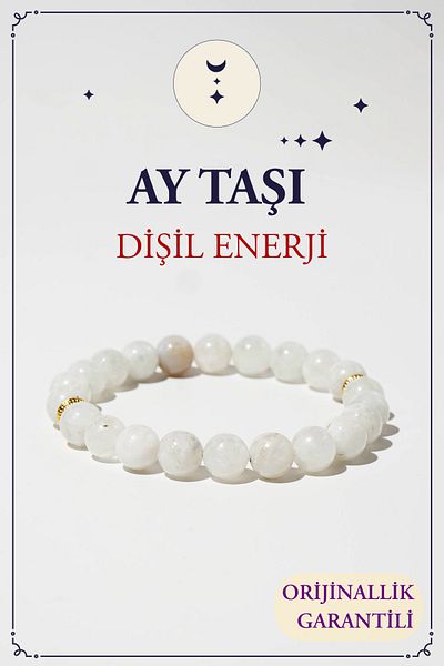 Orenda Design Moonstone Natural Stone Bracelet (Inner Strength and Balance) 1. Quality Natural Stone