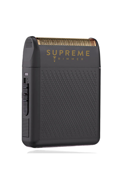Supreme Trimmer Solo Siyah Tek Folyo Shaver | 7800 RPM Motor, USB-C, Hipoaler...
