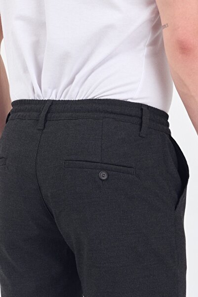 TheSeason Чоловічі антрацитові штани з еластичним поясом і комфортним кроєм