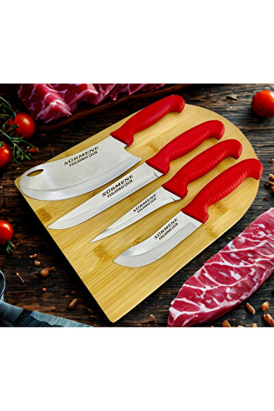 Sürmene 4 Parça Set Et, Sıyırma,yüzme ,kıyma Satırı Serisi