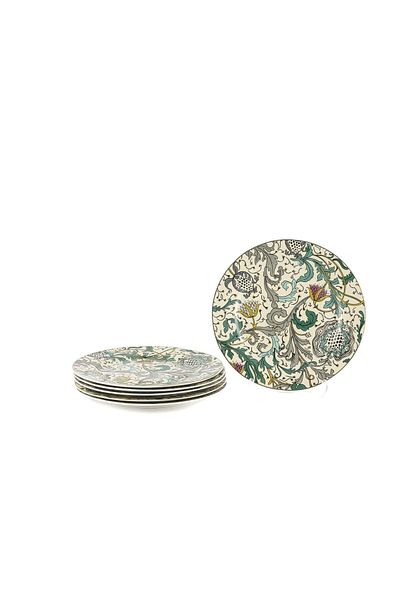 Mikasa Moor Turguoise 6-Piece Cake Plate 20cm