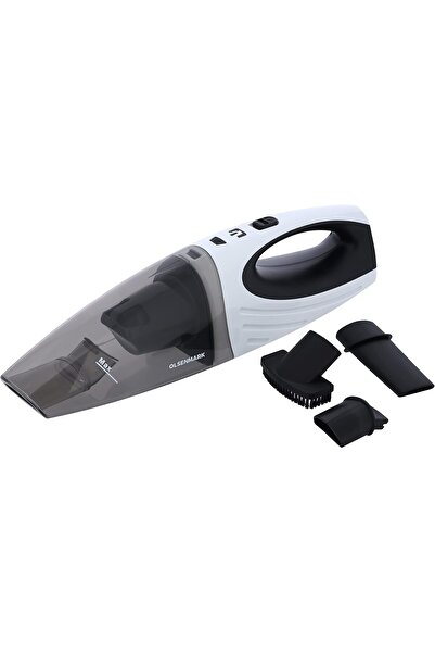 Olsenmark مكنسة كهربائية محمولة وخفيفة الوزن للسيارة، شفط قوي 12 فولت تيار مستمر، سعة غبار 400 مل، مكنسة كهربائية رطبة وجافة للسيارة