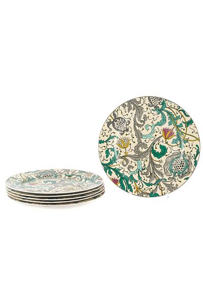Mikasa Moor Turguoise 6-Piece Serving Plate 27cm
