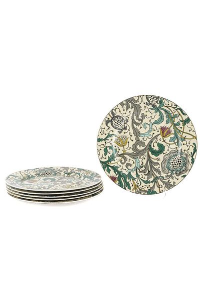 Mikasa Moor Turguoise 6-Piece Serving Plate 27cm