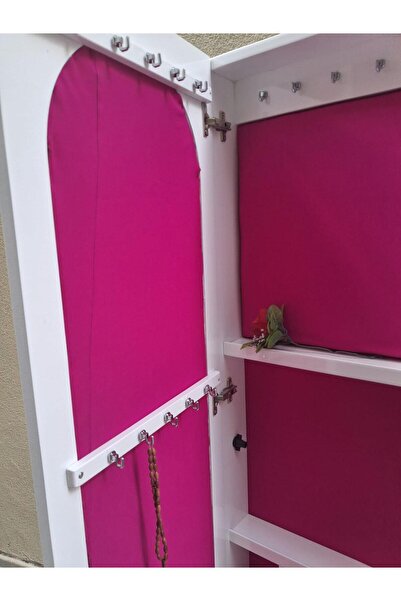 Ankara Mobilya Ayna 12608 boy Takı dolap model Dikdörtgen MDF İskelet Parlak ...