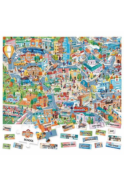 CARIOCA Headu Easy Englısh 100 Words City (4-8 YEARS)