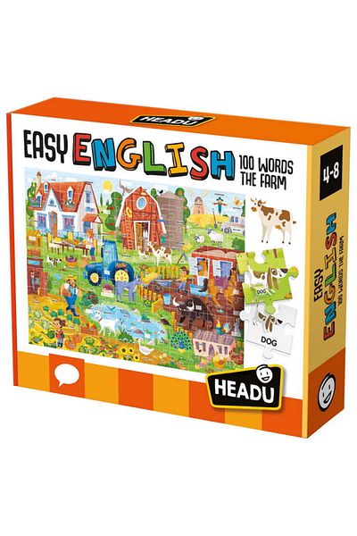 CARIOCA Headu Easy Englısh 100 Words Farm (4-8 سنوات)