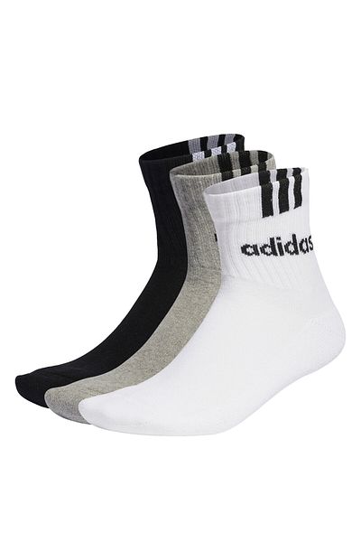 adidas Чорапи с възглавнички с 3 ивици - 3 чифта