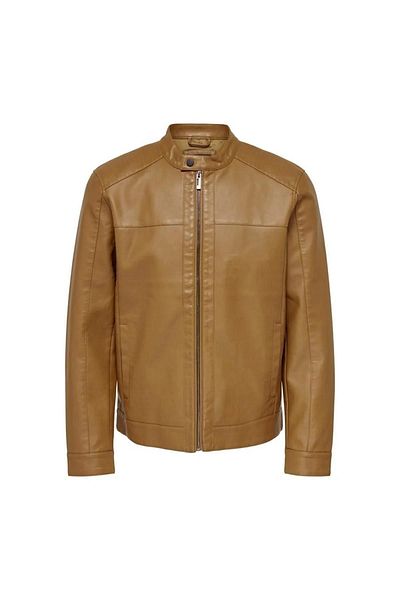 Only & Sons 22012339 Onsmike Pu Racer Jacket - Otw Vd Model