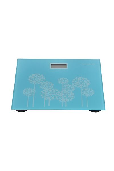 Olsenmark Digital Personal Scale Blue – Led Display 150kg Capacity Step-on Tech For Home Gym Bathroom